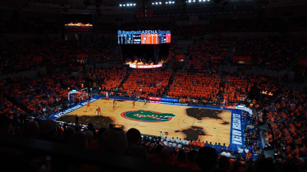 Florida Gators Men’s Basketball Court Projection 2024